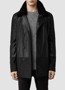 All Saints Leather Coat - Lamb Leather